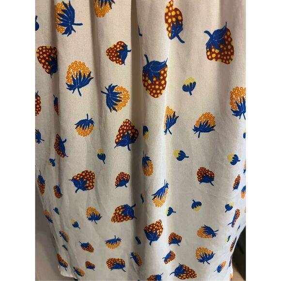 Maeve Anthropologie Strawberry Print Sleeveless Top 10 - Picture 5 of 8